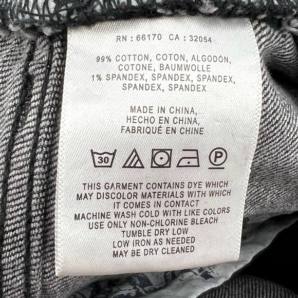 Pilcro and The Letterpress Black Slim Boyfriend Rough Hem Jeans Size 31 Women's - Picture 7 of 7